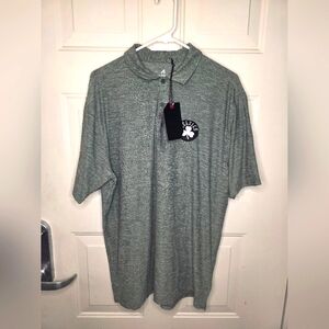 NWT Antigua NBA Celtics‎ Gray Polo Shirt Size Large